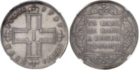 Russland
Paul I. 1796-1801 Rubel 1797, SM/FC-St. Petersburg Im NGC-Slab mit der Bewertung AU58 Bitkin 18 (R) Davenport 1688 Sehr seltenes und prachtv...