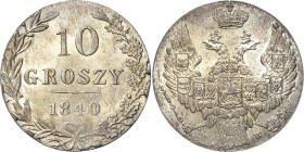 Russland
Nikolaus I. 1825-1855 10 Groszy 1840, MW-Warschau Für Polen Bitkin 1182 Kopicki 9387 Stempelglanz