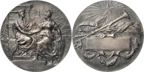 Russland
Alexander III. 1881-1894 Versilberte Bronzemedaille 1893 (L. Bottee) Auf den Besuch des russischen Marinegeschwaders bei der französischen F...