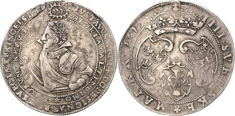 Schweden
Gustav II. Adolf 1611-1632 4 Mark 1617, Stockholm SM 48 Delzanno 54 Se...