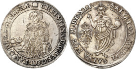 Schweden
Christina 1632-1654 Taler 1641, Sala oder Stockholm SM 12 Davenport 4523 Delzanno 15 Seltenes und attraktives Exemplar. Kl. Kratzer, sehr sc...