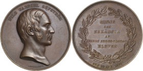 Schweden
Karl XIV. Johann 1818-1844 Bronzemedaille 1839 (L.P. Lundgren) Auf Nils Gabriel Sefström, den schwedischen Chemiker und Mineralogen, gewidme...