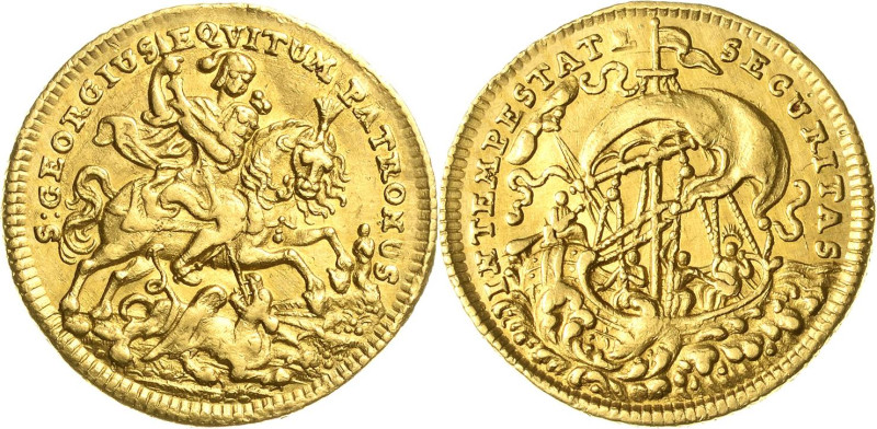 Ungarn-Kremnitz
 Goldmedaille zu 2 Dukaten o.J. (19. Jhd.) Georgsmedaille. Hl. ...