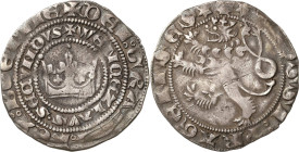 Böhmen
Wenzel II. 1278-1305 Prager Groschen, Kuttenberg Slg. Donebauer 807 Castelin 5 Slg. Dietiker 47 3.52 g. Fast vorzüglich