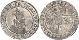 Böhmen
Friedrich, Pfalzgraf bei Rhein, König von Böhmen 1619-1621 Kipper-24 Kreuzer 1620, 6-strahliger Stern-Kuttenberg Typ mit 7-feldigem Wappenschi...