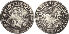 Habsburg
Ferdinand I. 1521-1564 1/2 Taler 1552, Löwenschild-Kuttenberg Dietiker 89 (Mzz. 40, R, 1000,-) Markl -, vgl. 995, 996 Von größter Seltenheit...