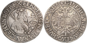Habsburg
Ferdinand I. 1521-1564 Guldentaler (60 Kreuzer) 1563, Klagenfurt Voglhuber 59 Davenport 35 Markl 1552/1551 Sehr selten. Sehr schön