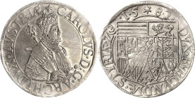 Habsburg
Erzherzog Karl 1564-1590 Taler 1582, Graz Geharnischtes Hüftbild mit geschultertem Zepter nach rechts / Wappen, mit Stern zwischen Jahreszah...