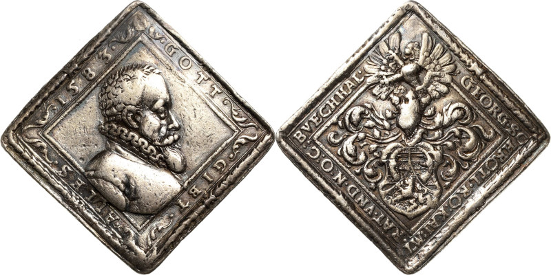 Habsburg
Rudolf II. 1576-1612 1/2 Schautalerklippe 1583. Auf den niederösterrei...