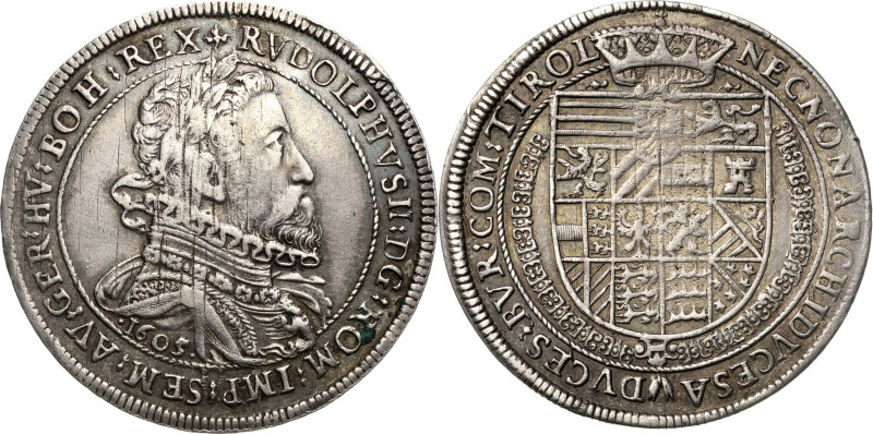 Habsburg
Rudolf II. 1576-1612 Taler 1603, Hall Voglhuber 96/VI M./T. 376 Davenp...