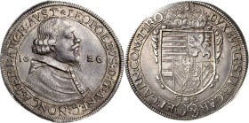 Habsburg
Erzherzog Leopold V. 1619-1632 Taler 1620, Hall Voglhuber 3329 Davenport 275/I var. M./T. 419 var Fast vorzüglich