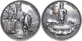Habsburg
Leopold I. 1657-1705 Silbermedaille 1690 (M. Brunner) Auf die Krönung seines Sohnes Josef (später Kaiser Josef I., 1705-1711) zum römischen ...