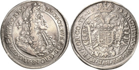 Habsburg
Leopold I. 1657-1705 Taler 1691, KB-Kremnitz Walzenprägung Voglhuber 225/V Davenport 3261 Herinek 734 Huszar 1372 Sehr schön-vorzüglich