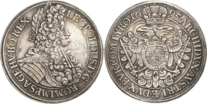 Habsburg
Leopold I. 1657-1705 Taler 1695, Wien Voglhuber 234/V Davenport 3229 H...