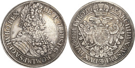 Habsburg
Leopold I. 1657-1705 Taler 1695, Wien Voglhuber 234/V Davenport 3229 Herinek 595 Sehr schön-vorzüglich