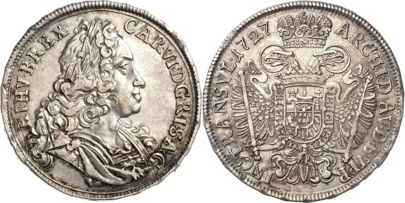 Habsburg
Karl VI. 1711-1740 1/2 Taler 1727, Karlsburg Für Siebenbürgen Herinek ...