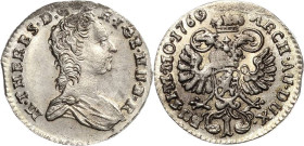 Habsburg
Maria Theresia 1740-1780 Kreuzer 1760, Prag Eypeltauer 155 a Dietiker 1048 Prachtexemplar. Stempelglanz