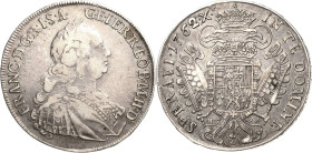Habsburg
Franz I. 1745-1765 1/2 Taler 1762, HA-Hall Eypeltauer 635 M./T. 996 Sehr schön