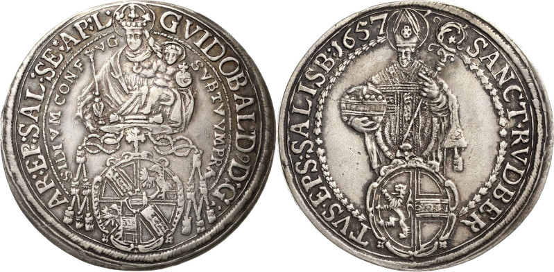Geistlichkeiten - Salzburg
Guidobald von Thun und Hohenstein 1654-1668 Taler 16...
