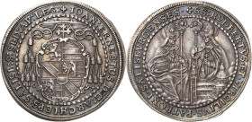 Geistlichkeiten - Salzburg
Johann Ernst von Thun und Hohenstein 1687-1709 1/2 Taler 1694. Walzenprägung Zöttl 2183 Probszt 1817 Vorzüglich