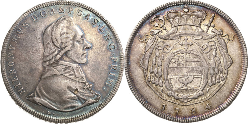 Geistlichkeiten - Salzburg
Hieronymus Graf von Colloredo 1772-1803 Taler 1784. ...