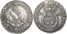Österreichische Standesherren - Trautson
Paul Sixtus 1550 - 1621 1/2 Taler 1620, Wien Brustbild nach rechts / Gekrönter Doppeladler über gekröntem vi...