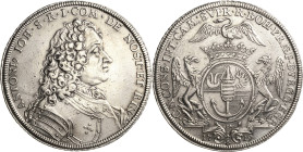 Österreichische Standesherren - Nostitz-Rieneck
Anton Johann 1683-1736 Taler 1719, GFN-Nürnberg Brustbild nach rechts / Schwan über von zwei Greifen ...