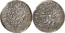 Braunschweig-Grubenhagen
Albrecht III. 1464-1485 Groschen auf Meißner Schlag o.J. Wunstorf Welter 318 1.83 g. Selten. Sehr schön+