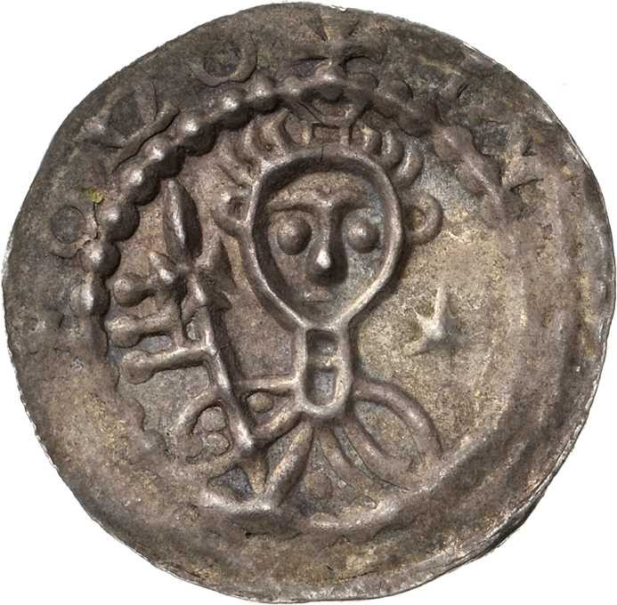 Halle, erzbischöflich magdeburgische Münzstätte
Adelgod 1107-1109 Brakteat Brus...
