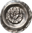Schongau
Ludwig II. von Bayern 1268-1295 Brakteat. Bekrönter Kopf über Ranken Steinhilber 144 Berger 2687 Gebhart 34 Leschhorn - 0.57 g. Attraktives ...