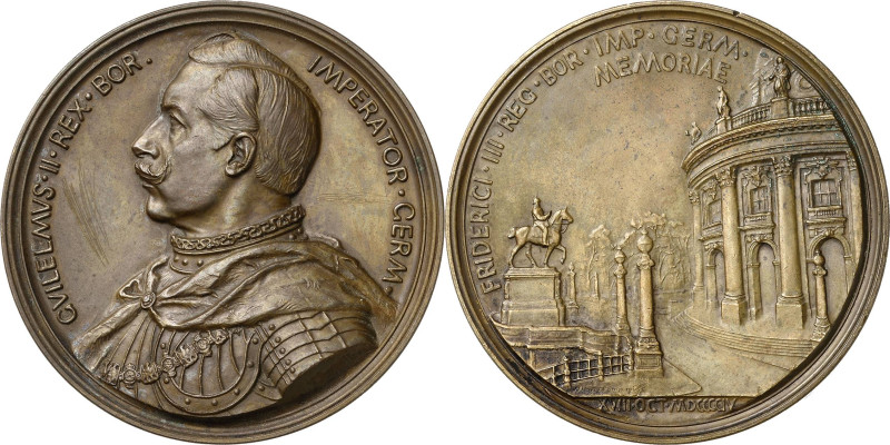 Brandenburg-Preußen
Wilhelm II. 1888-1918 Bronzemedaille 1905 (Wilhelm Haverkam...