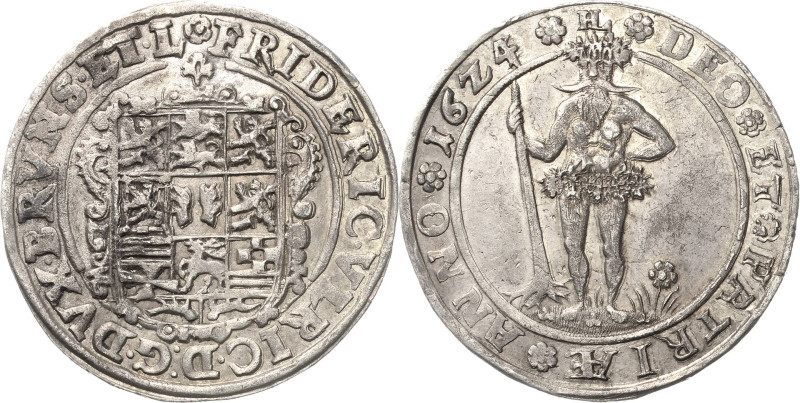 Braunschweig-Wolfenbüttel
Friedrich Ulrich 1613-1634 1/2 Taler 1624, Zellerfeld...