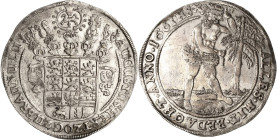 Braunschweig-Wolfenbüttel
August der Jüngere 1635-1666 Taler 1661, HS-Zellerfeld Wilder Mann. ALLES MIT BEDACHT Welter 823 Davenport 6343 var Sehr sc...