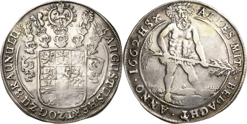 Braunschweig-Wolfenbüttel
August der Jüngere 1635-1666 Taler 1662, HS-Zellerfel...