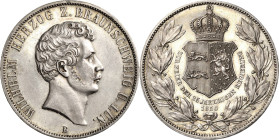 Braunschweig-Wolfenbüttel
Wilhelm 1831-1884 Doppeltaler 1856, B-Hannover 25-jähriges Regierungsjubiläum AKS 97 Jaeger 252 Kahnt 158 Davenport 635 Vor...