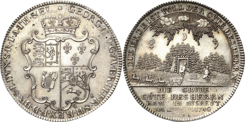 Braunschweig-Calenberg-Hannover
Georg II. 1727-1760 Taler 1756, IBH-Zellerfeld ...