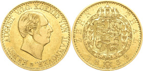 Braunschweig-Calenberg-Hannover
Ernst August 1837-1851 10 Taler 1839 S-Hannover AKS 88 Jaeger 121 Friedberg 1171 13.17 g. Sehr selten. Kl. Randfehler...
