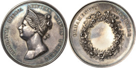 Braunschweig-Calenberg-Hannover
Georg V. 1851-1866 Silbermedaille o.J. (G. Fritz) Fleißprämie für Hannover. Kopf seiner Gemahlin Charlotte nach links...
