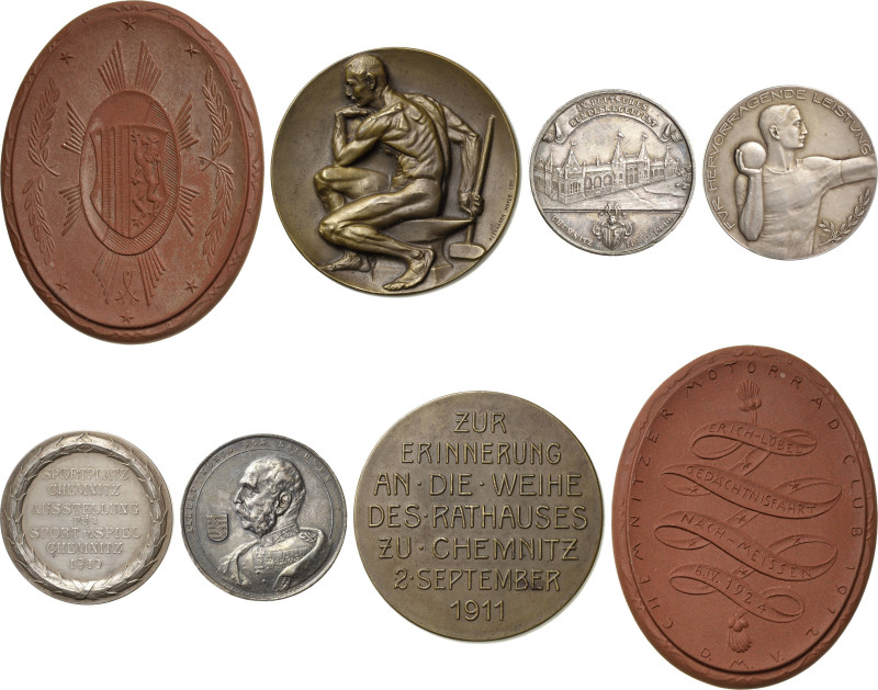 Chemnitz
 Kleine Sammlung von Medaillen und Abzeichen von Chemnitz (Karl-Marx-S...