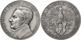 Darmstadt
 Silbermedaille o.J. (1926) (H. Jobst / Poellath) Für 40 Jahre treue Mitarbeit in dem pharmazeutischen Unternehmen Merck in Darmstadt. Verl...