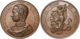 Deutscher Orden
 Bronzemedaille 1863 (Carl Radnitzky) Inthronisation Erzherzog von Österreich Wilhelms als Großmeister des Deutschen Ritterordens. Br...