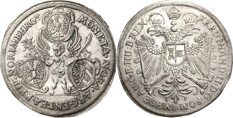Nürnberg
 Taler o.J. (um 1635), Kreuz-Georg Nürnberger der Ältere Mit Titel Fer...