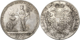 Nürnberg
 Taler 1763, SF-Scholz/Förster Friede von Hubertusburg. Mit Titel Franz I. Avers Stempelschneidersignatur: Loos Kellner 340 Slg. Erlanger 71...