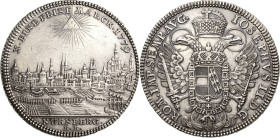 Nürnberg
 Taler 1779, KR-Kroll/Riedner Stadtansicht. Mit Titel Joseph II Kellner 350 Slg. Erlanger 764 Davenport 2495 Attraktives Exemplar. Vorzüglic...
