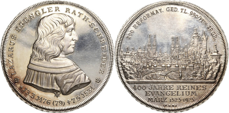 Nürnberg
 Silbermedaille 1925 (Lauer nach A. Dürer und G.F. Nürnberger) 400 Jah...