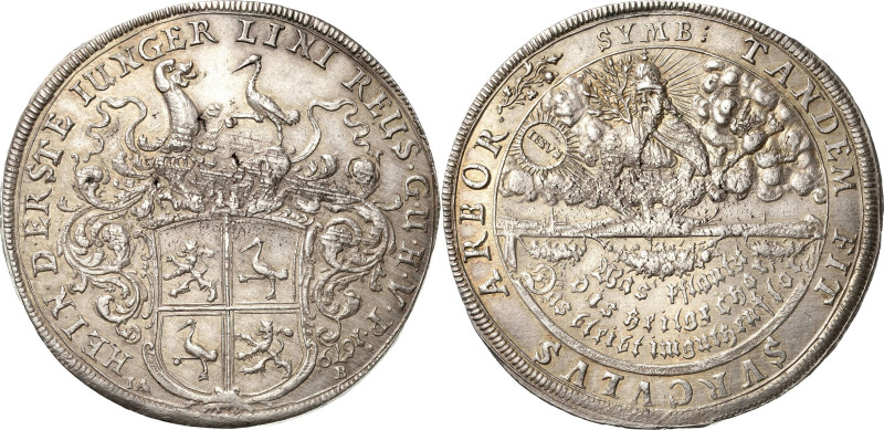 Reuss-Jüngere Linie - Schleiz
Heinrich I. 1640-1692 Taler 1679, IAB-Schleiz Dre...
