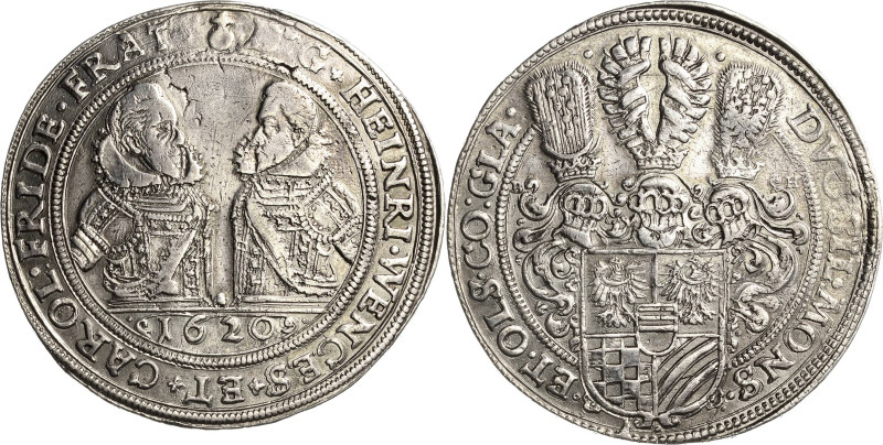 Schlesien-Münsterberg-Öls
Heinrich Wenzel und Karl Friedrich 1617-1639 Taler 16...