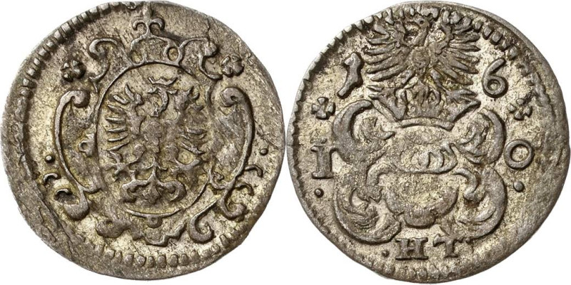 Schlesien-Teschen
Adam Wenzel 1579-1617 Dreier (Trzeciak) 1610, HT-Hans Tuchman...