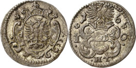 Schlesien-Teschen
Adam Wenzel 1579-1617 Dreier (Trzeciak) 1610, HT-Hans Tuchmann der Ältere Variante mit Adler im Schild und in 2 Reihen getrenntem D...