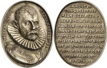 Schlesien-Medaillen
 Ovale Silbergussmedaille 1589 (späterer Guss). Melchior Freiherr von Redern und die erfolgreich abgewehrte Belagerung der Festun...